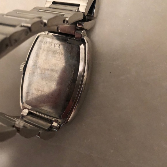 Movado mother of pearl face watch